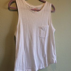 Muscle Tank with Curved Hem